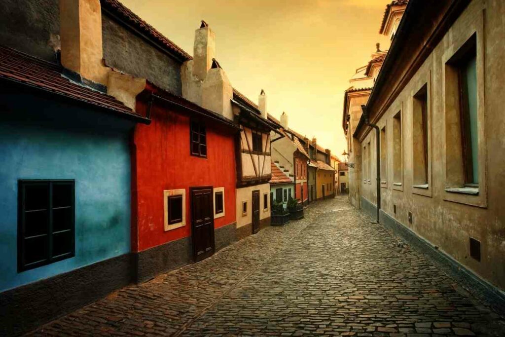 Golden Lane in Prague visit