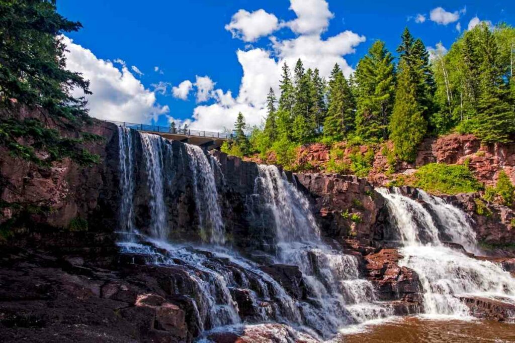 Gooseberry Falls State Park is located in Minnesota
