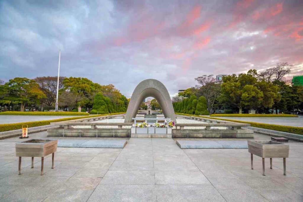 Hiroshima Memorial park visit