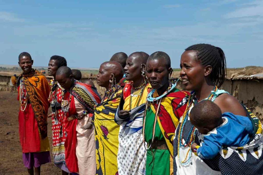 Visit to a Masai village culture
