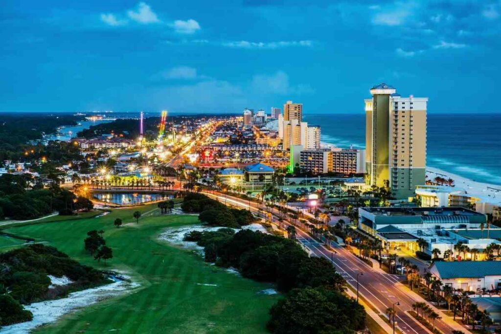 Panama City beach perfect for parties