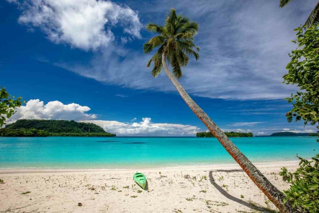 Sunshine Champagne beach Vanuatu