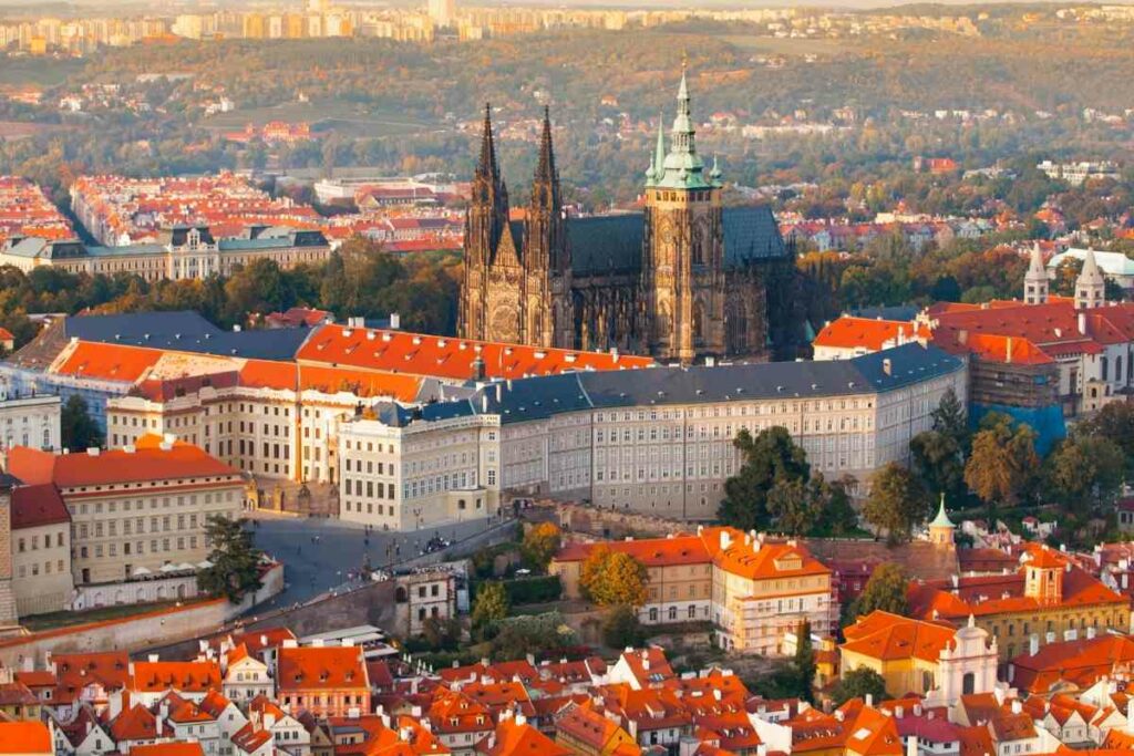 Prague castle visit