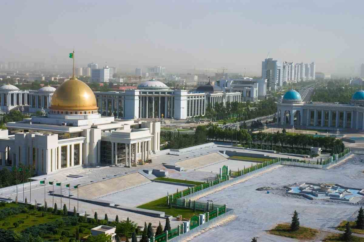 Turkmenistan's Ashgabat city empty