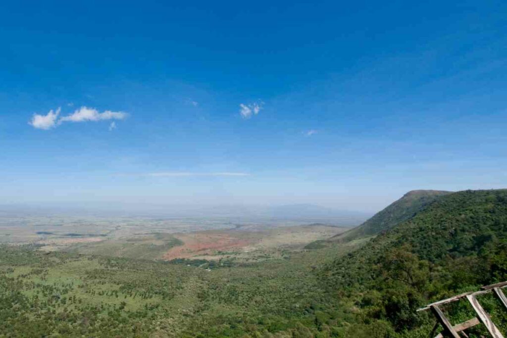 Great Rift Valley At Champagne Ridge in Kenya