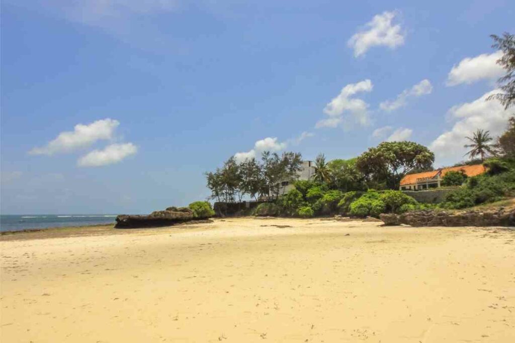 Malindi beach tourist attraction in Kenya