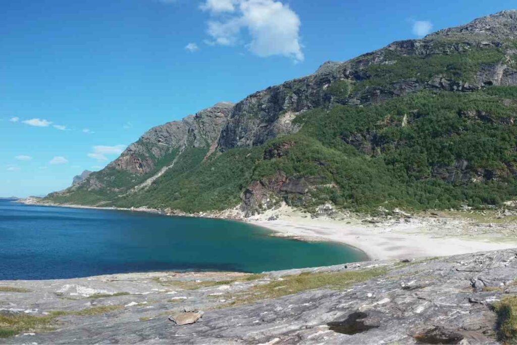 Norwegian beach Mjelle