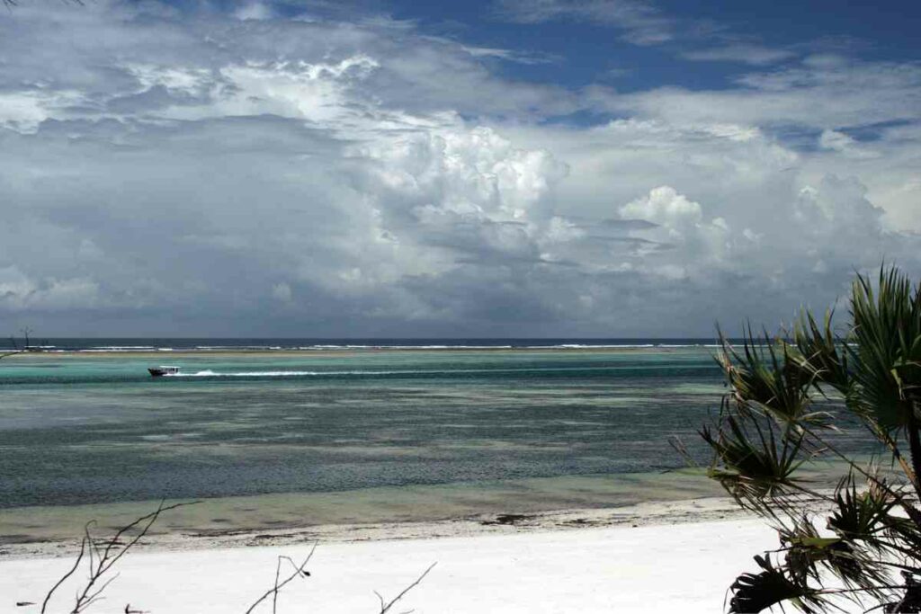 Nyali beach in Kenya