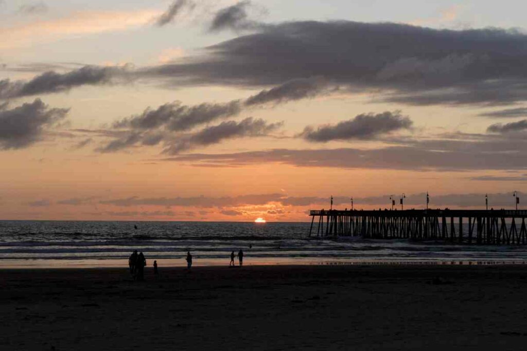 Sunset at Pismo beach California
