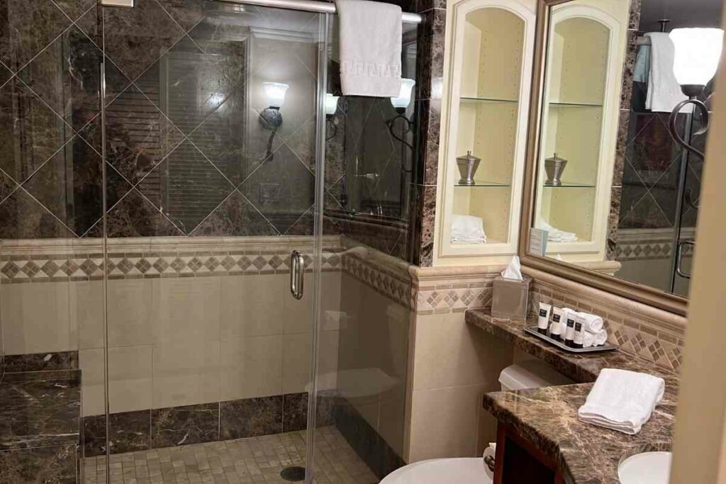 Toilet rooms Omni Resort Spa Carlsbad California