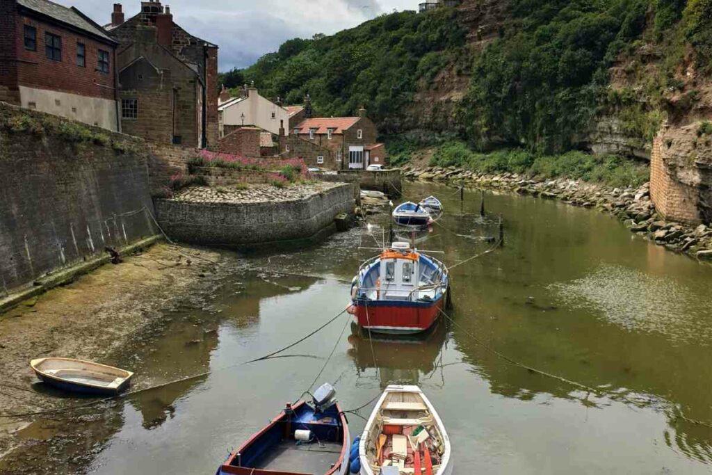 Staithes fishing boats