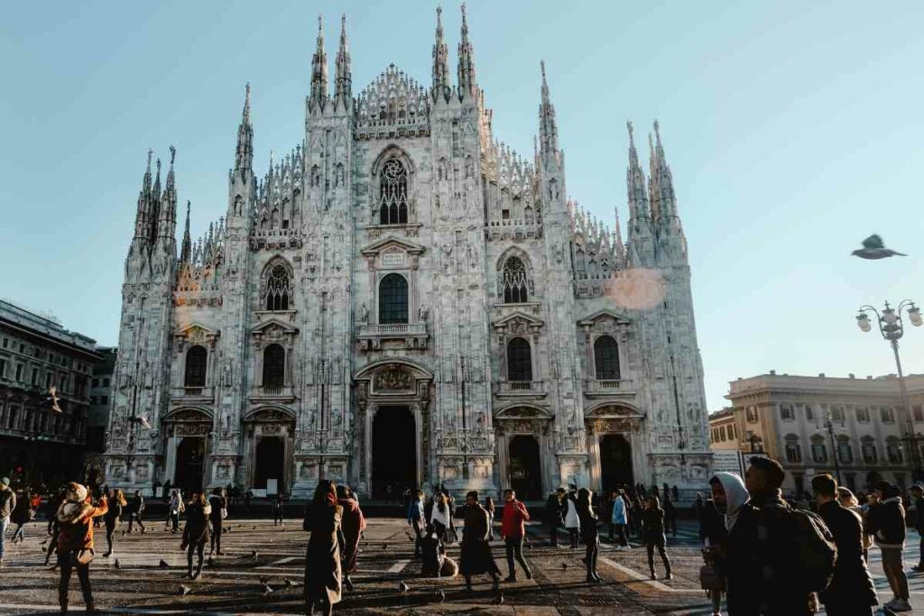 Walking Milan in Italy