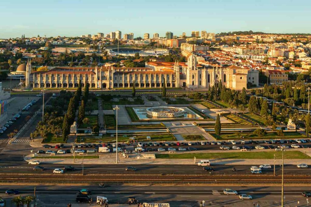 Belem district in Lisbon