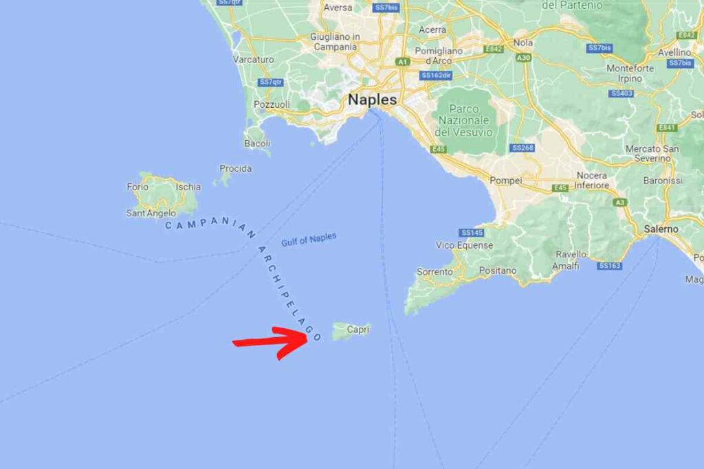 Capri Island location
