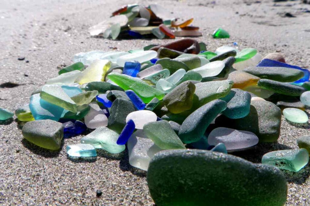 Sea glass Lisfannon Beach, Inishowen, Co. Donegal, Ireland