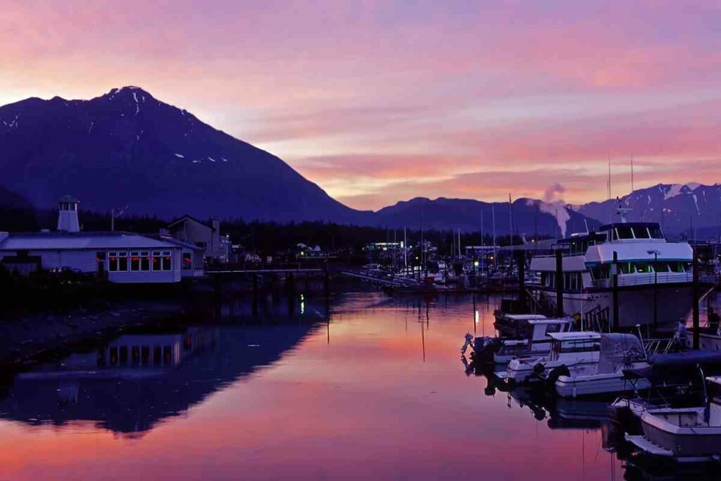Enjoy Seward Alaska sunset
