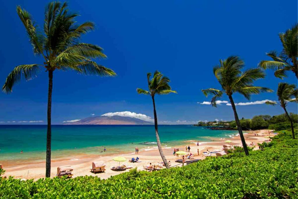 Maluaka Beach in Maui is perfect for swimming