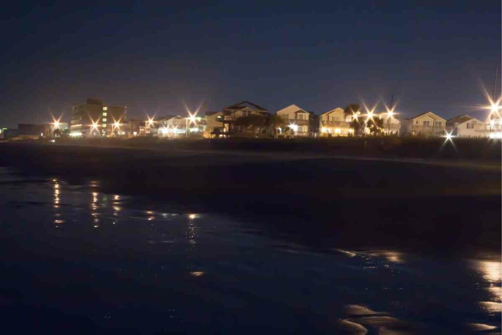 Myrtle Beach at night walk