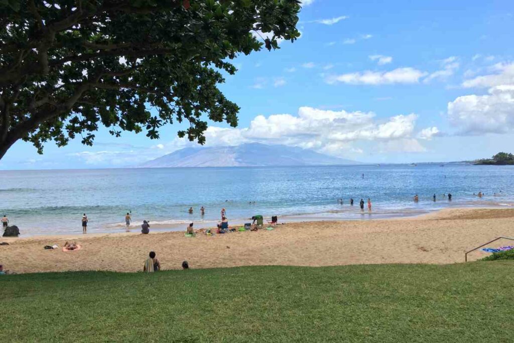 Wailea beach in Maui is perfect for swimming