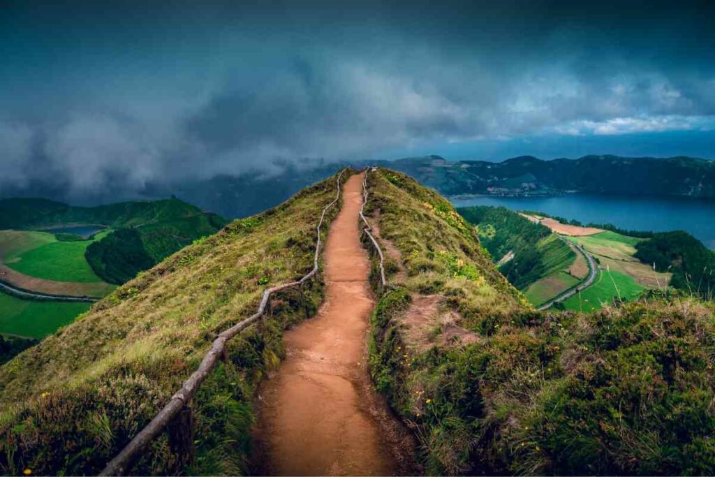Azores hike trail