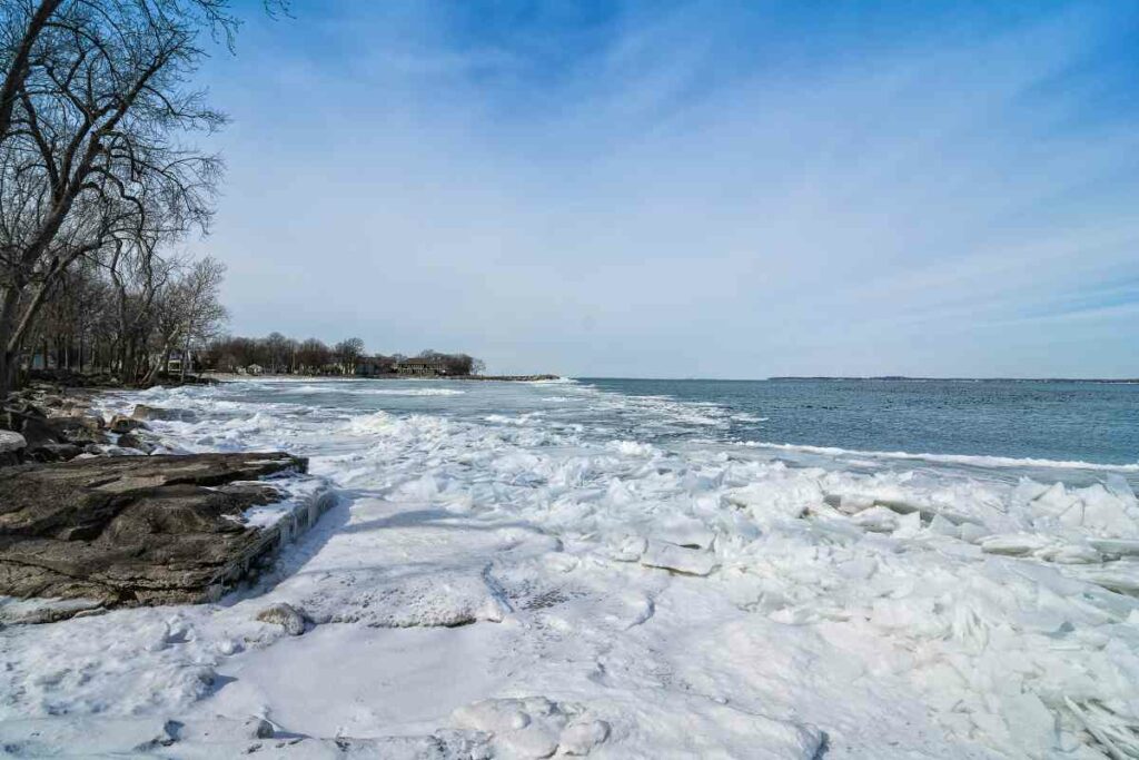 Erie Lake ice