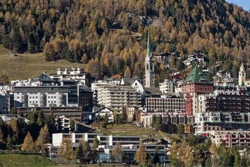 Visit St. Moritz Switzerland by car