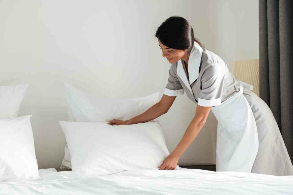 Hotel staff will notice if you steal a pillow