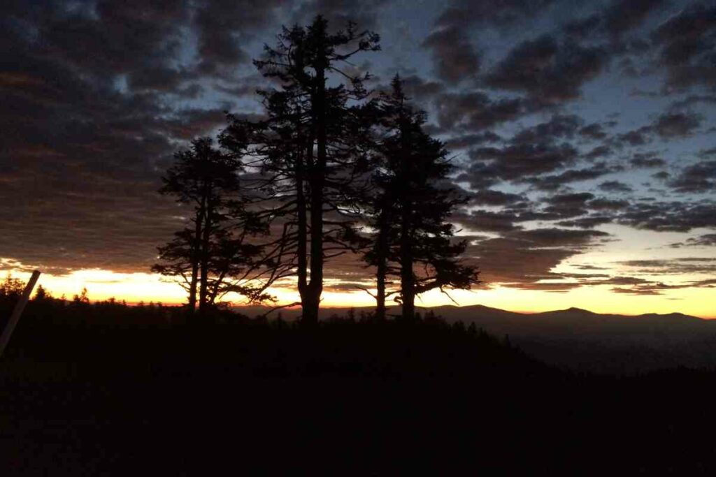 Mount Ashland sunset
