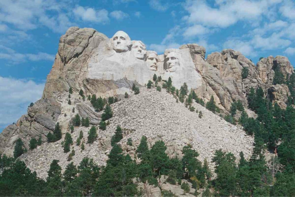 Mount Rushmore, USA man-made landmark