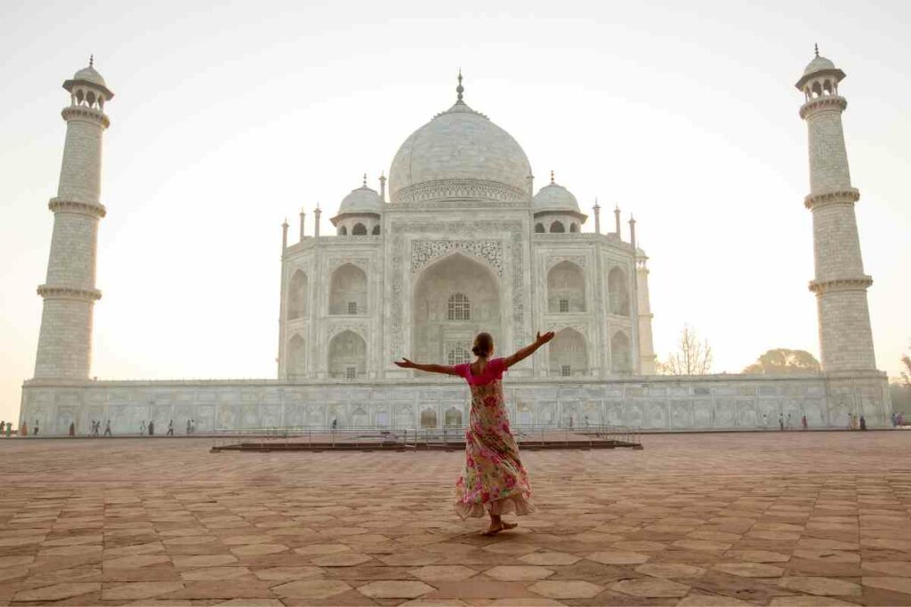 The Taj Mahal, India man-made landmark