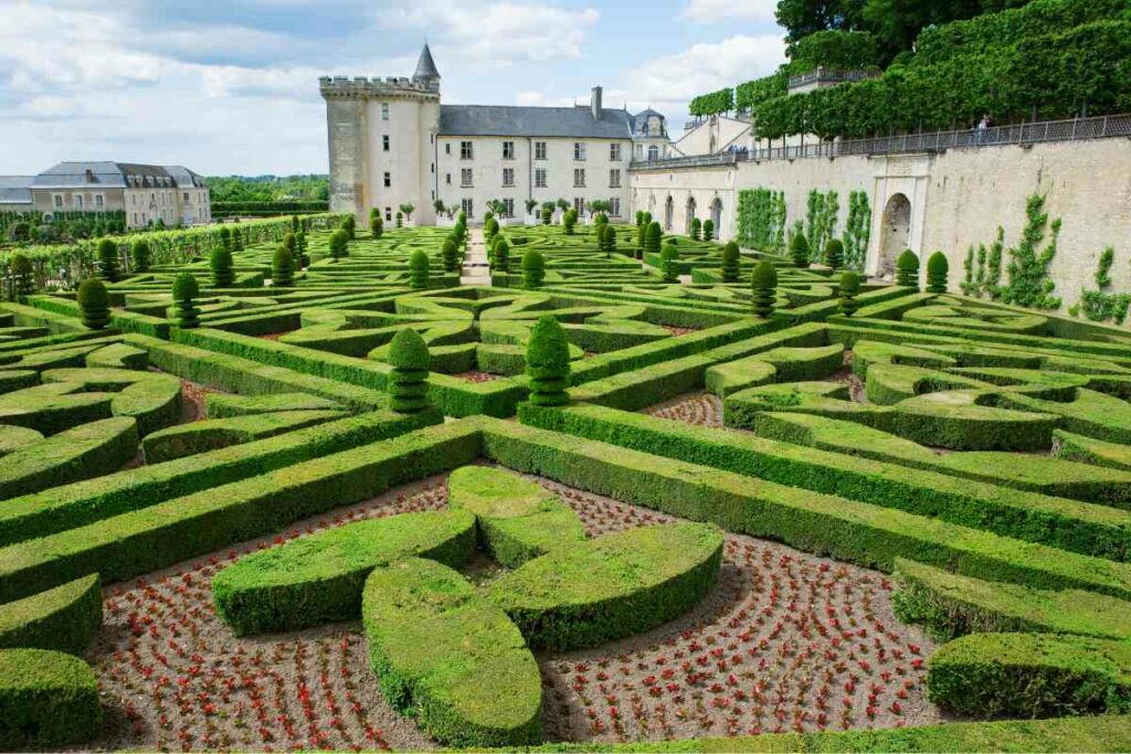 Villandry Castle Loire Valley in France