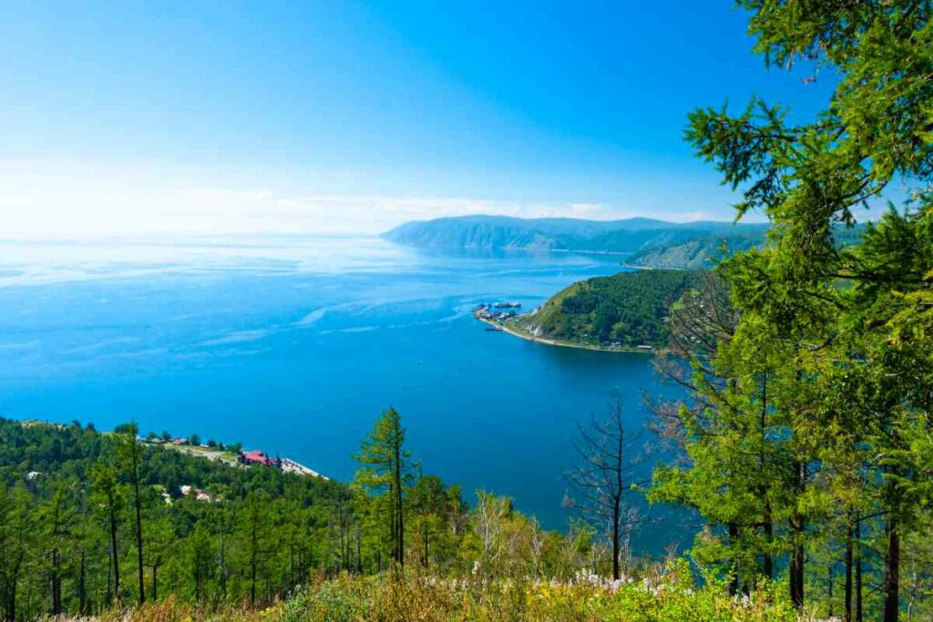 Beautiful Lake Baikal in Russia