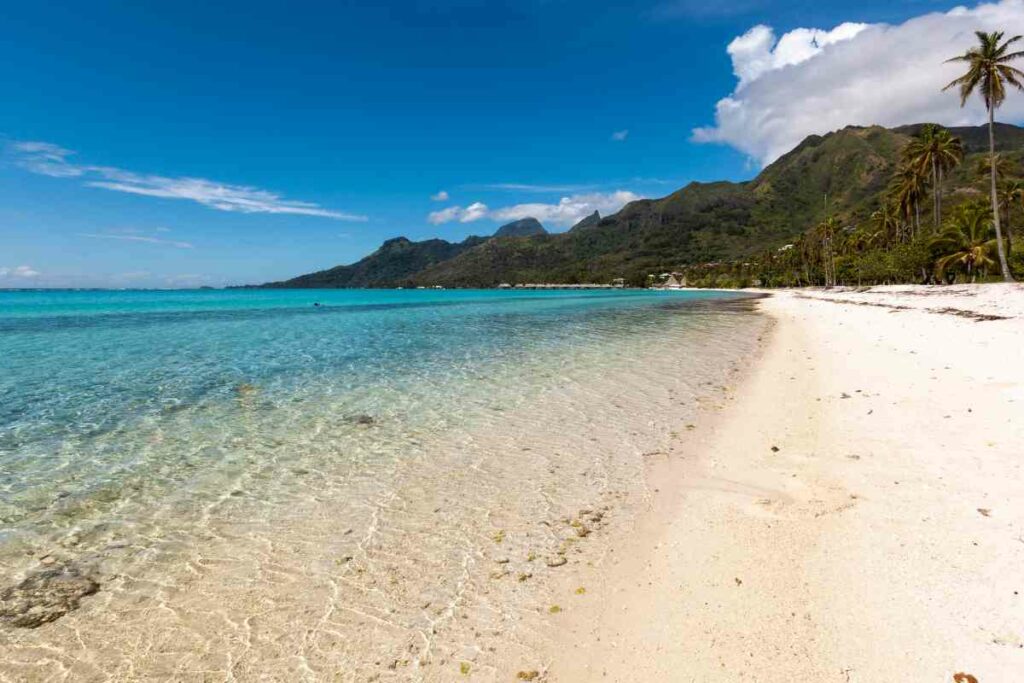 Temae Beach in French Polynesia