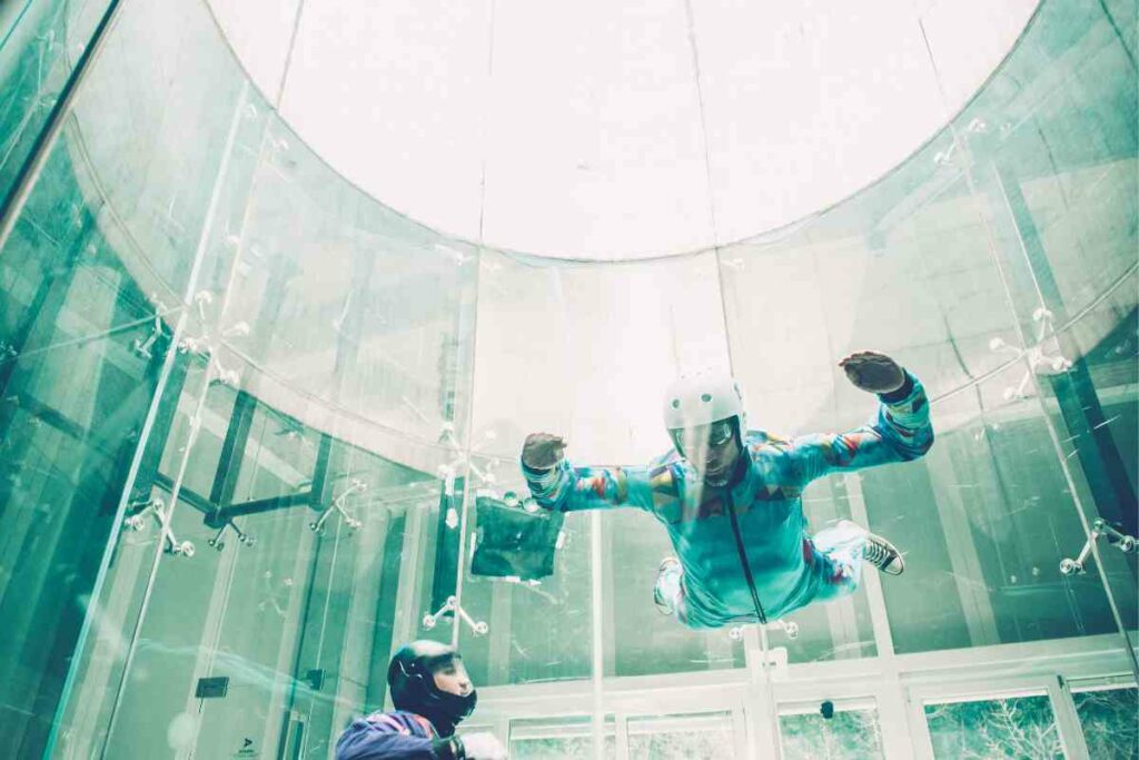 indoor skydiving and fear heights