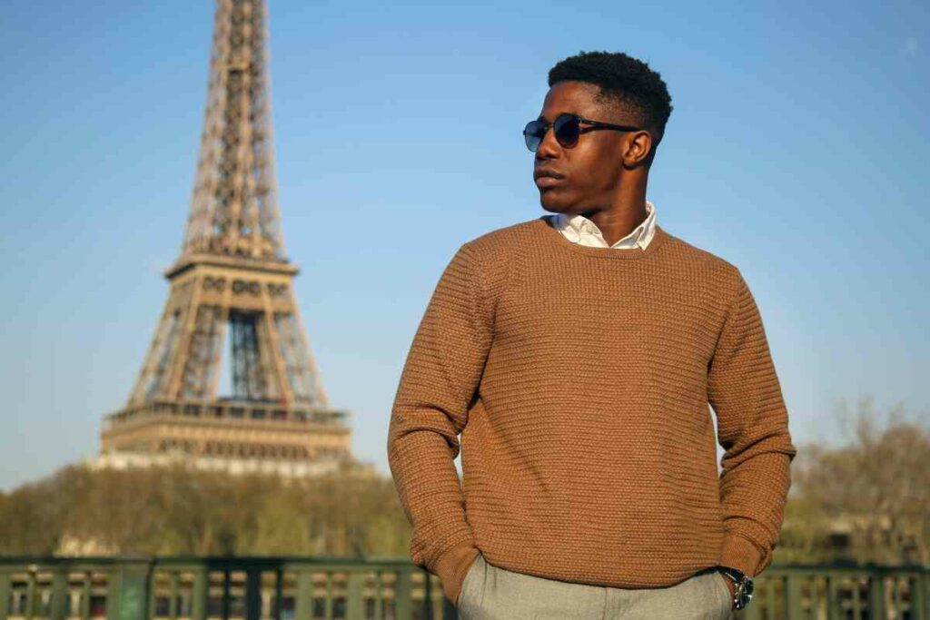 Parisian men have an elegant sense of style