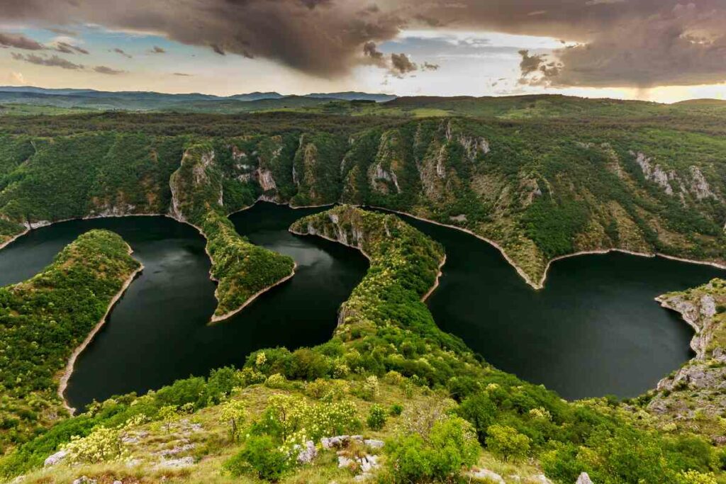 Uvac River in Serbia