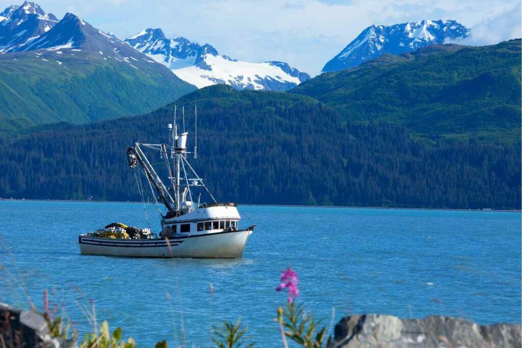 Fishing boat Alaska book