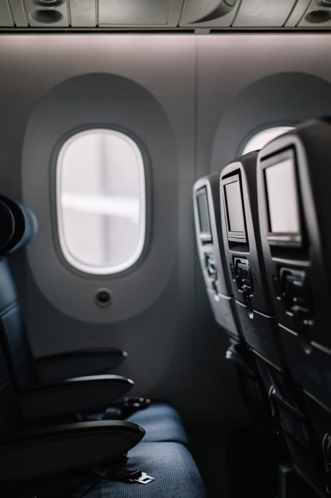 An inside view of the airline