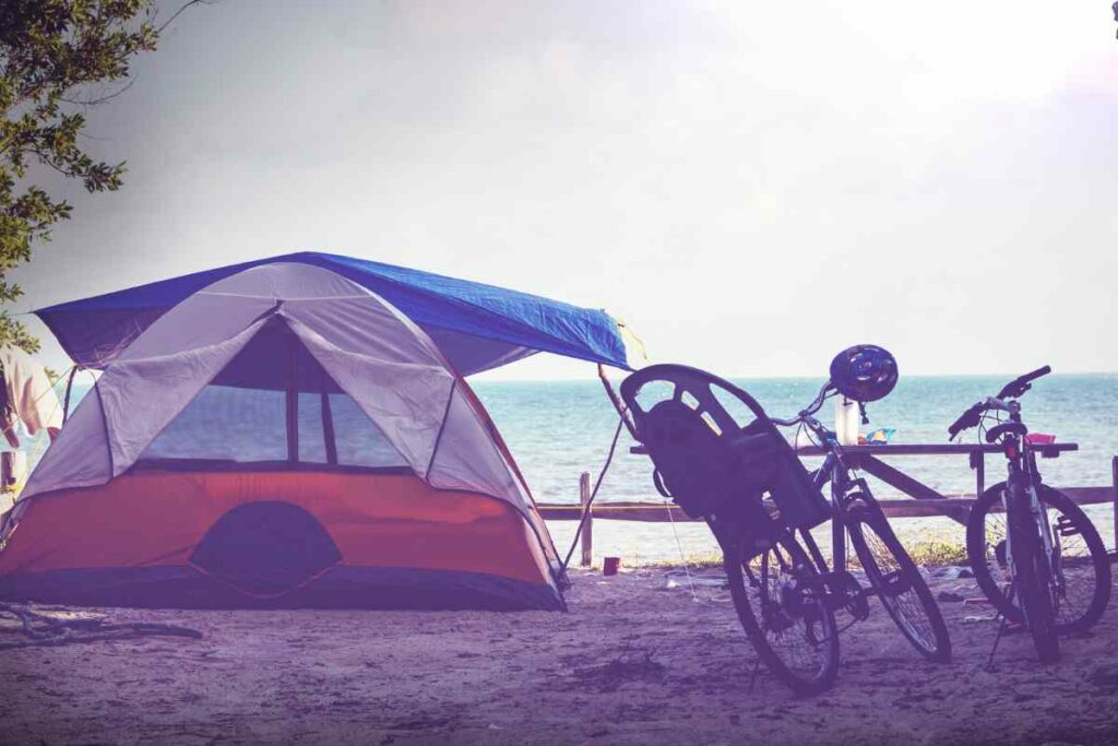 Using Bikepacking Tents