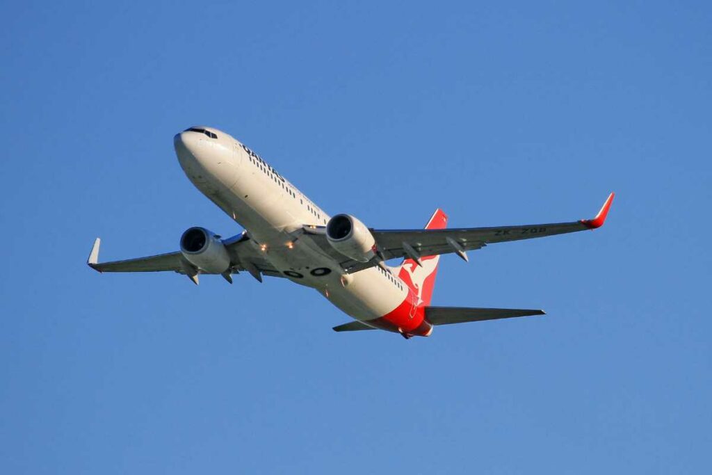 Qantas airline seatbelts