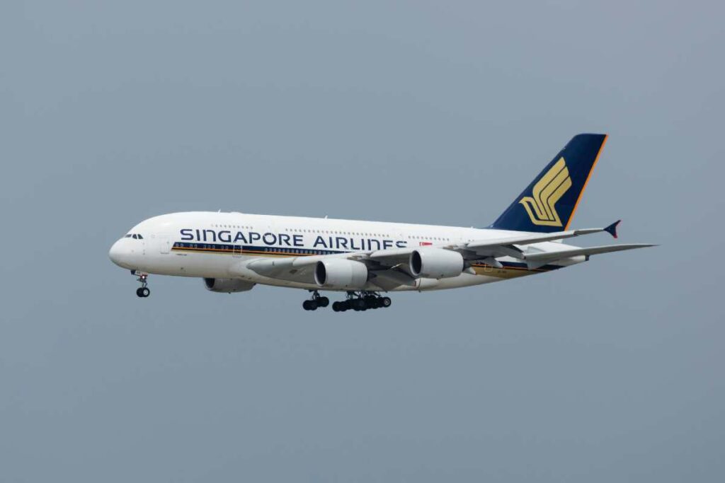 Singapore airplane book flight