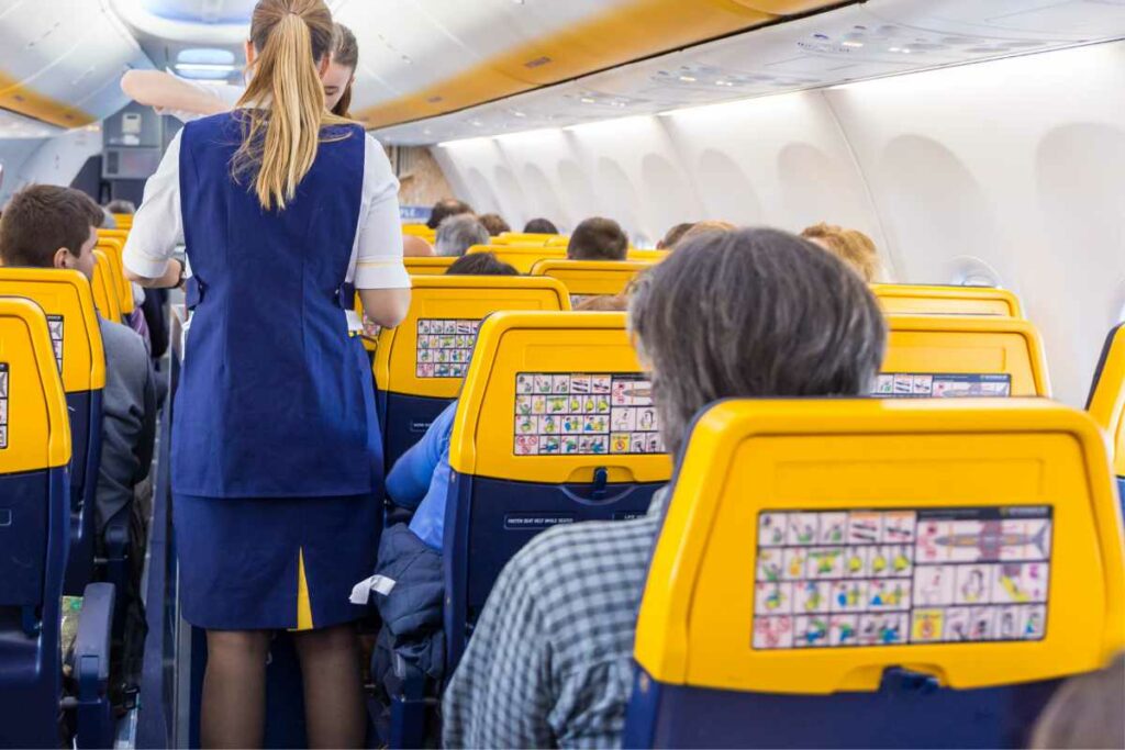 Ryanair flight no headphones