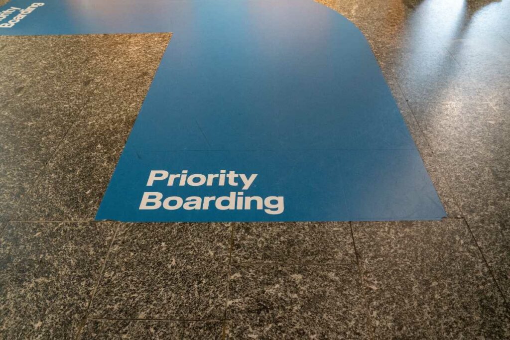 Ryanair priority boarding